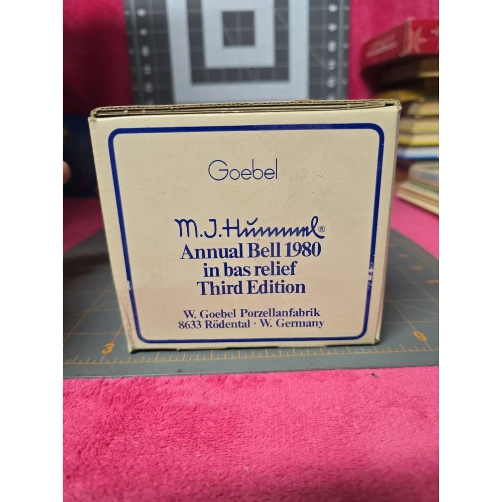 M.J. Hummel Third Edition Bell Has Original Box Goebel 1980 In Bas Relief New
